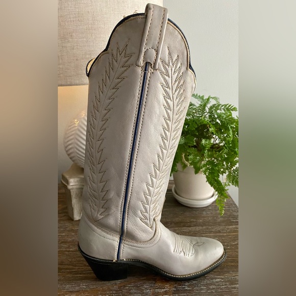 *Crosslisted* Vintage ACME Scallopped Women’s Western Cowboy Boots - Size 5.5 - Picture 7 of 10
